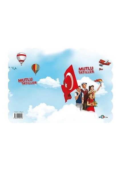 Mavı Boncuk Karne Kılıfı Mutlu Tatıller Ataturk