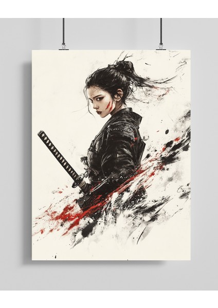 Japon Sacaşçı Sanat Posteri