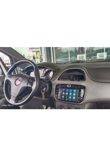 Fiat Linea Multimedya Navigasyon Carplay Android Auto
