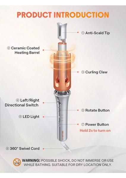 Hair Automatic Curler modelleri