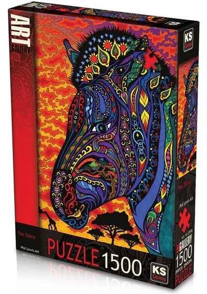 Nessiworld The Zebra 1500 Parça Puzzle