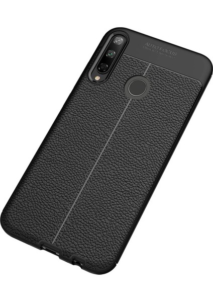 Huawei P40 Lite E Kılıf Auto Focus Kapak - Siyah Gnzrz