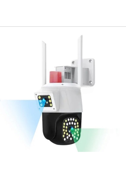 Yoosee Çift Kameralı ve Sirenli Wifi Kamera
