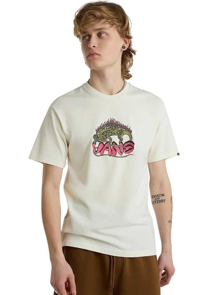 Fiery Friend Ss Tee Erkek Beyaz T-Shirt