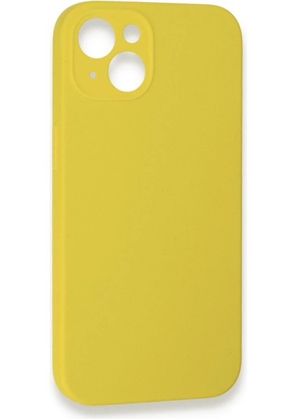 Apple iPhone 13 Mini Kılıf Lansman Legant Silikon - Sarı Gnzrz