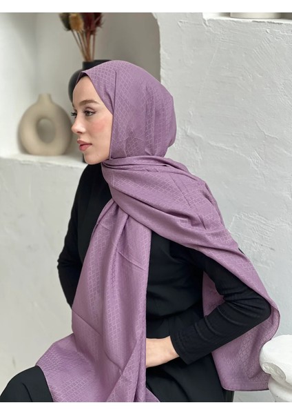 Soft Jakar Serisi Inci Ritim Desen Şal