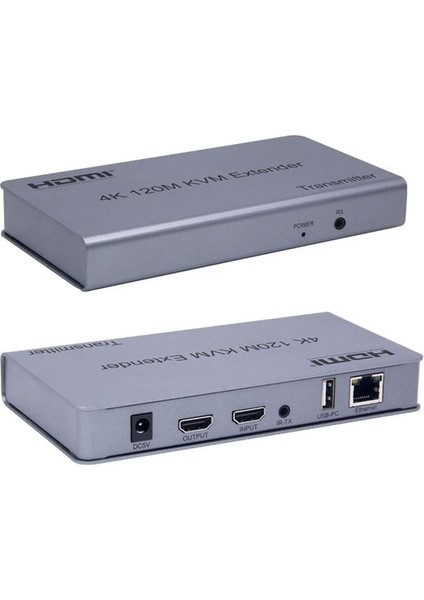 Zemheri Fully H-608J Ultra Hd 4K 120 Mt. Kvm HDMI Extender (Uzatıcı)