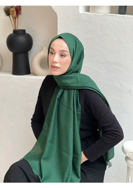 Soft Jakar Serisi Inci Ritim Desen Şal