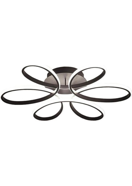 Istanbul Avize Cindy Siyah LED Beyaz Power Ledli Modern LED Avize