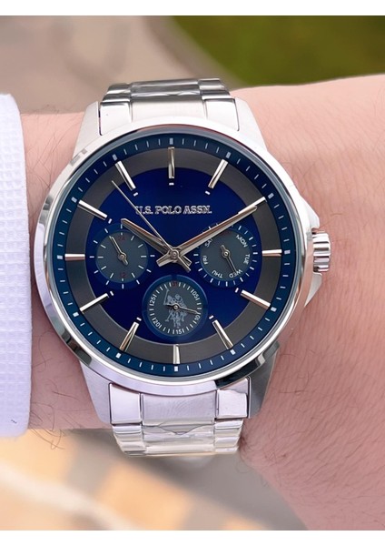 Çelik Kordon Iç Fonksiyonları Aktif 5 Atm Suya Dayanıklı Erkek Kol Saati USPA.FS1000.03 fırsatları
