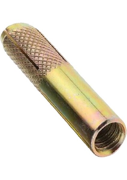 Çakma Çelik Dübel 8 Adet Iç Dişli M8X30 mm Raf Iskele Montaj Bağlantı Monte Tavan Asma Aparat