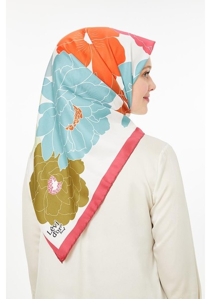 Fuşya Trend Twill Eşarp
