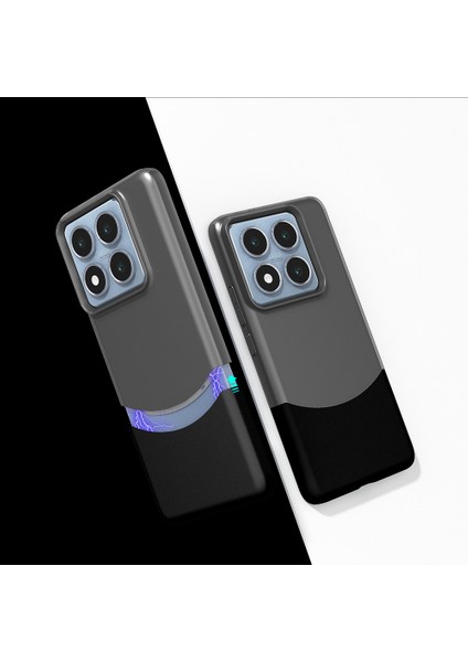 Xiaomi Mi 14T Kılıf Duble Çift Renkli Ince Slim Kapak