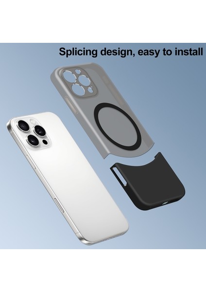 Samsung Galaxy S24 Ultra Kılıf Manyetik Şarj Özellikli Duble Çift Renkli Ince Slim Kapak