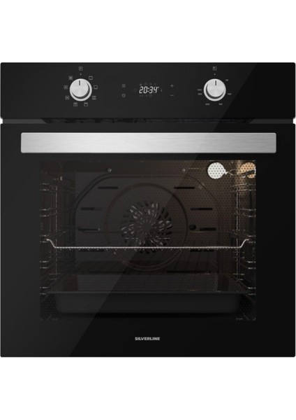 Siyah Cam Ankastre Set 5 Yıl Garanti (3457 Soho 60+CS5365B01+BO6504B01)