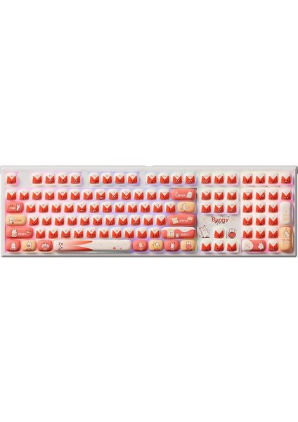 Monsgeek MG108B Bunny Apple Rgb Kablosuz Hotswap Mekanik Gaming Klavye
