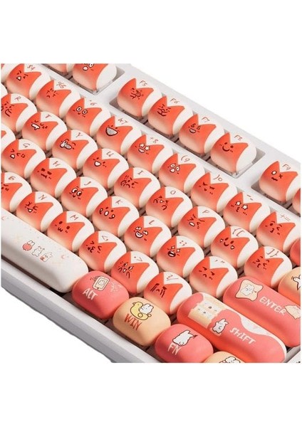 Monsgeek MG108B Bunny Apple Rgb Kablosuz Hotswap Mekanik Gaming Klavye