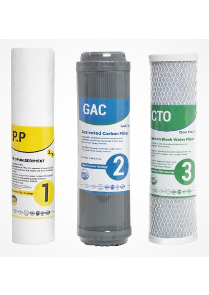 Su Arıtma Cihazı Çift Karbonlu Açık Kasa 6'lı Filtre Seti, 10 Aşama Lg Membranlı fiyatları