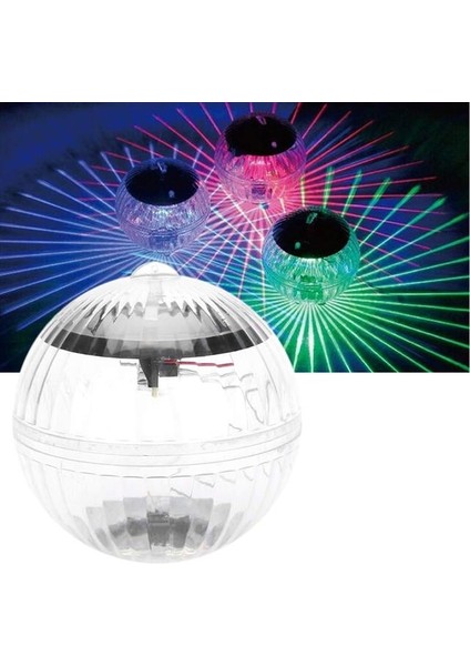 Powermaster PM-25477 Solar Panelli Havuz Topu Rgb LED Ambiyans Aydınlatma Su Geçirmez