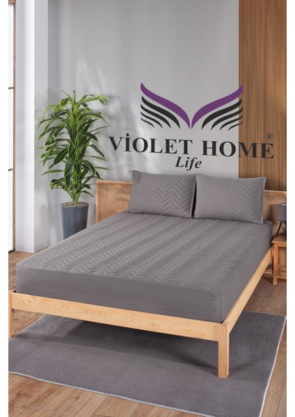 Kapitone Fitted Full Kenar Su Sıvı Geçirmez Yatak Koruyucu & Alez Çarşaf