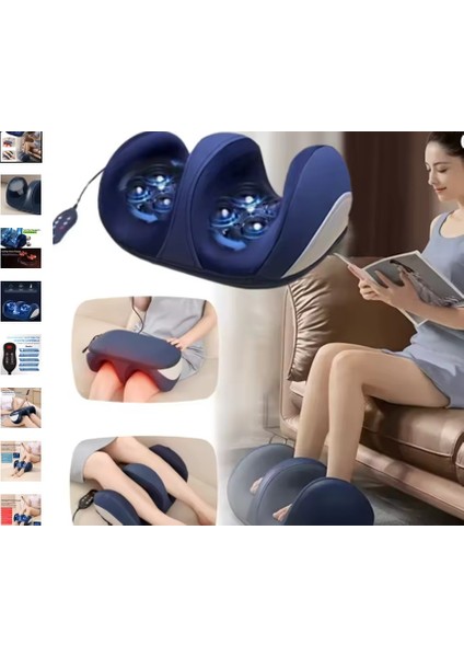 Derin Doku, Shiatsu ,yoğurma Silindiri, Isıtma Özelliğine Sahip Ayak Masaj Cihazı / Foot Massager