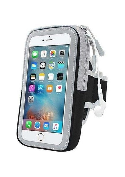 Telefon Tutucu Kol Bağlantılı 4.5" - 5.5" Siyah