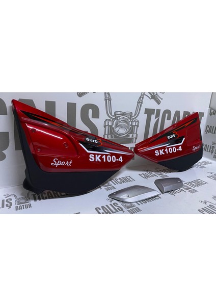 SK100-4 Yan Kapak Takımı Kırmızı fırsatları