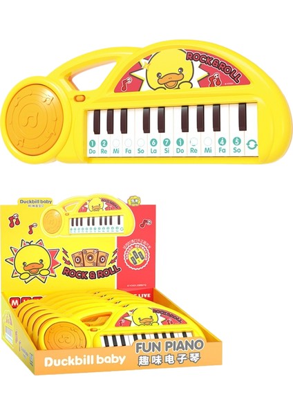 Eğlenceli Piyano Erkek Kız Mini Perküsyon Piyano Çalınabilir Müzik Aleti Hazine Müzik (Yurt Dışından)