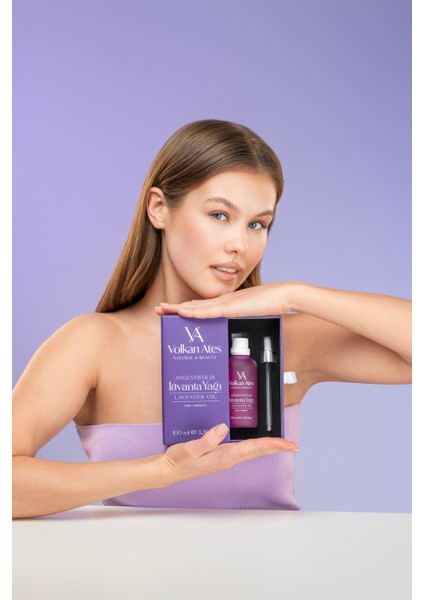 Lavandula Angustifolia Saf Lavanta Yağı Cam Damlalıklı 100 ml fırsatları