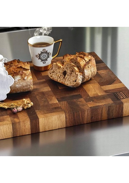 Kesme Tahtası (End-Grain) Ceviz Medium