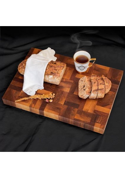 Kesme Tahtası (End-Grain) Ceviz Medium