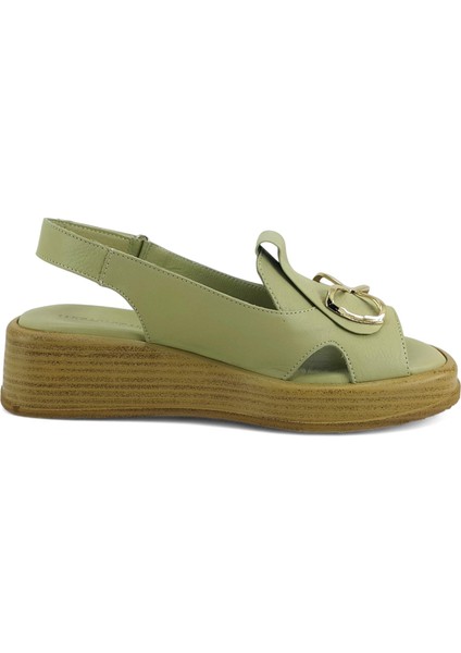 2780 25YS Kadın Günlük Sandalet Yeşil modelleri