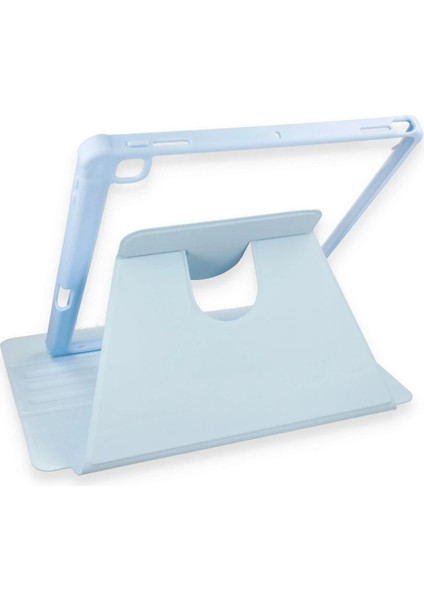 Apple iPad 10.2 (7.nesil) Kılıf Starling 360 Kalemlikli Tablet Kılıf - Mavi Gnzrz
