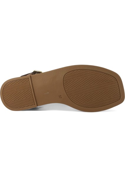 226 525 25YS Kadın Günlük Sandalet Taba