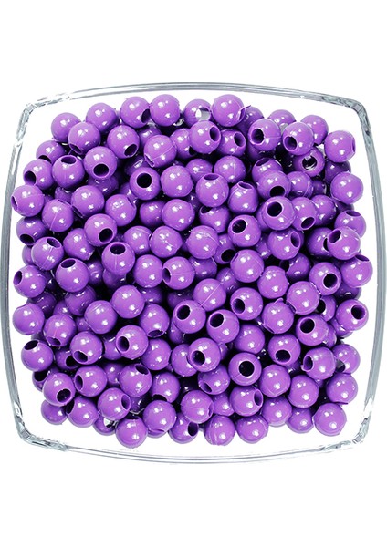 Makrome Boncuk Mor 10 Mm