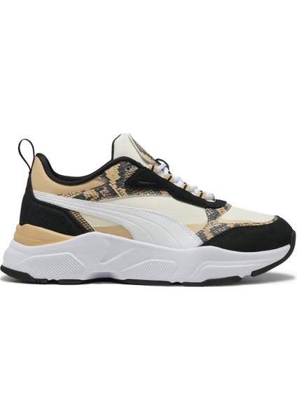 400693 Cassia Snake Chic Spor Ayakkabı Krem