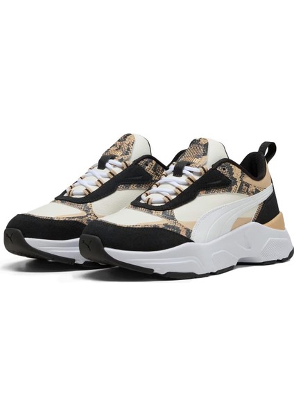400693 Cassia Snake Chic Spor Ayakkabı Krem modelleri