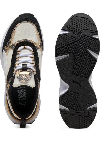 400693 Cassia Snake Chic Spor Ayakkabı Krem indirimleri