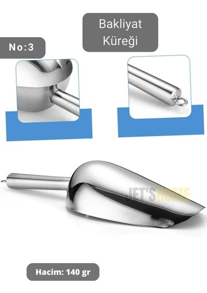 Erzak Küreği Paslanmaz Buz Küreği Çelik Bakliyat Küreği Asma Delikli Ss 201 Kürek No:3 21 cm indirimleri