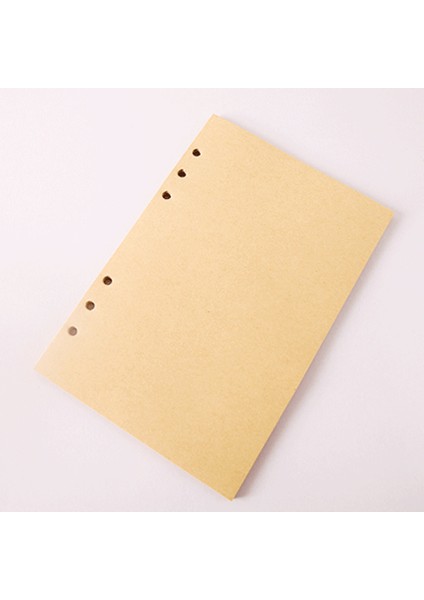Deri Yaprak Desenli Çizgisiz Defter