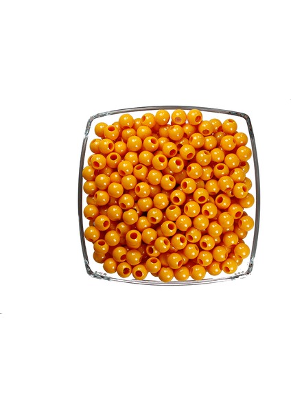 Makrome Boncuk Turuncu 10 Mm