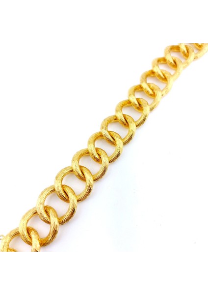 22 Ayar Altın Uzayyolu Bileklik Ağaç Kabuğu Desenli 62.50 gr ABY22BL013 fırsatları