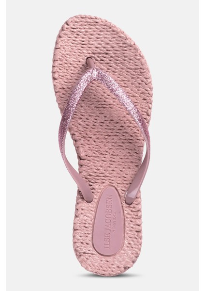 Misty Rose CHEERFUL01 - Pembe Simli Parmak Arası Terlik modelleri