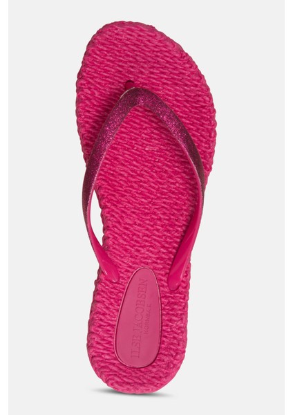 Pink CHEERFUL01 - Pembe Simli Parmak Arası Terlik