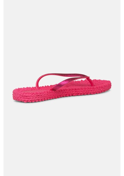 Pink CHEERFUL01 - Pembe Simli Parmak Arası Terlik modelleri