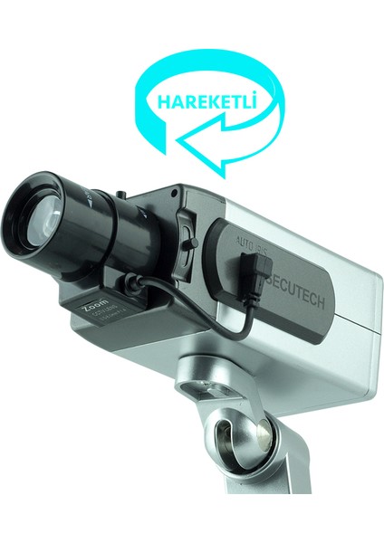 Sensörlü Hareketli Pilli Maket Kamera (4401)