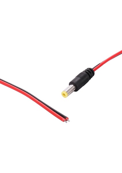 Tk 34 Fiş Kablolu Tek Uçlu Kamera Için 20 cm Dc Power Jack Kablolu (4401)