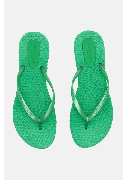 Fern Green CHEERFUL02 - Yeşil Düz Parmak Arası Terlik