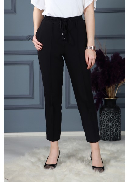 153 Sentez Pantolon Yandan Cepli Bağcıklı