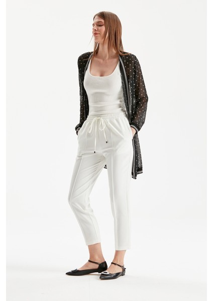 153 Sentez Pantolon Yandan Cepli Bağcıklı